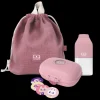 Set gou00fbter + sac u00e0 dos enfant rose
