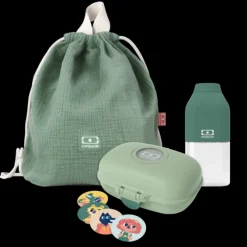 Set gou00fbter + sac u00e0 dos enfant vert