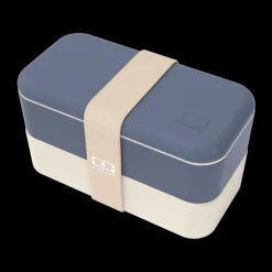 Set lunch box parent/enfant bleu