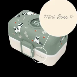 Set lunch box parent/enfant vert 