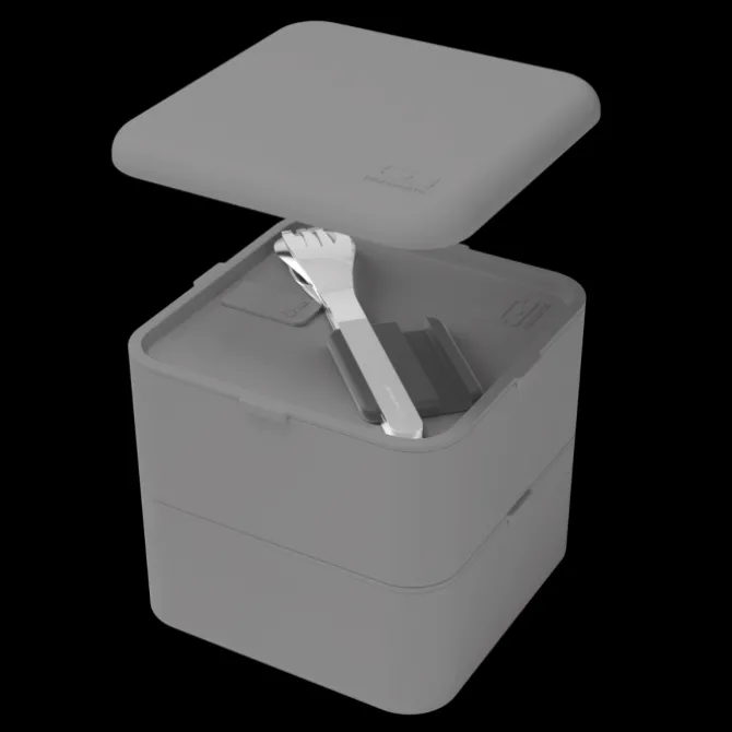 Set MB Square bleu Natural